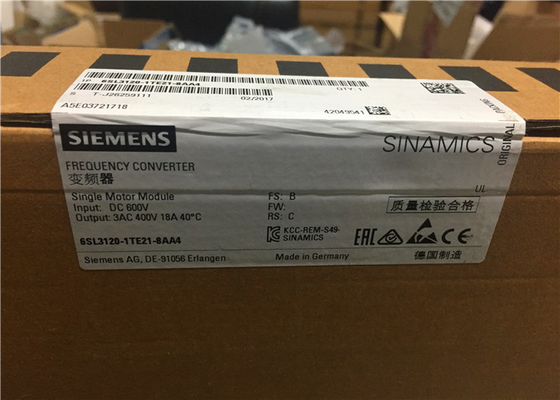 시멘스 6SL3120-1TE21-8AA4 변하기 쉬운 빈도 변환장치 SINAMICS S120