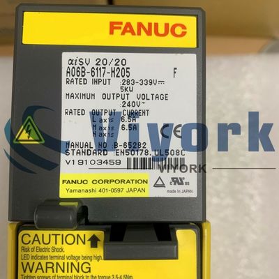 Fanuc A06B-6117-H205 SERVO AMPLIFIER MODULE AISV-20/20 ALPHAI 2AXIS CNC NEW