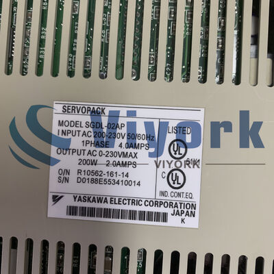 Yaskawa SGDL-02AP SERVO DRIVE 200W 4AMP 200-230V INPUT 1PHASE NEW